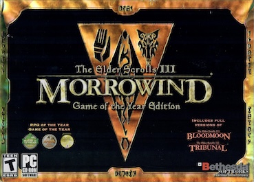 The Morrowind: GOTY box art
